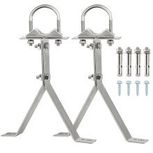 XRDS-RF Antennen-Wandhalterung, 8 Zoll, robuste Stand-Off-Wandmasthalterung, winddichte Antennenmontagehalterung fr TV-Antennenmast (2-Bein + 2-Bein