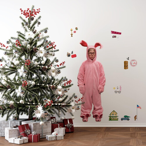 RoomMates Ralphie Bunny Suit Χριστουγεννιάτικα Αυτοκόλλητα Τοίχου, RMK5409GM 2