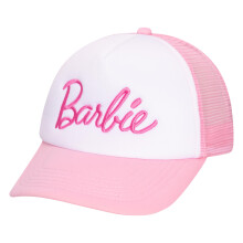 Bon de beisebol feminino da Barbie  Bon feminino de algodo macio com aba curva  Bon de beisebol ajustvel rosa choque