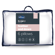 Silentnight Duck Feather And Down Anti Allergy Pillows 2 Pack