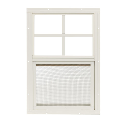Παράθυρο Shed 14" Π x 21" Υ, Μαύρο Flush Mount για Σαλέ, Παιδικές Χαρές, Κότες 1 PK (W1421BLK-BX1) 2
