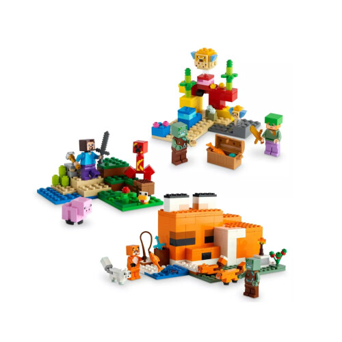 LEGO LEGO Minecraft Περιπέτειες Overworld 3 σε 1 Σετ Κατασκευής 66779 1
