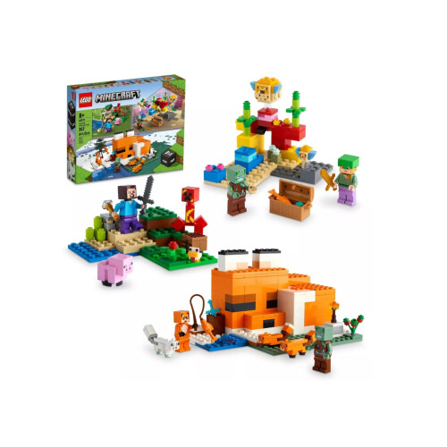 LEGO LEGO Minecraft Περιπέτειες Overworld 3 σε 1 Σετ Κατασκευής 66779