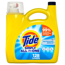 Tide pur ?i simplu lichid de detergent de detergent racoritor miros de briza