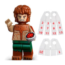 LEGO Marvel Series 2 Minifigure: Werewolf Minifigure Calendar Man Cape