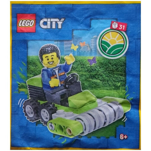 LEGO LEGO City: Εργάτης Πόλης με Χλοοκοπτική Μηχανή (Για 6+) 2