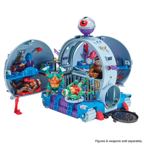 Teenage Mutant Ninja Turtles Set de joacă Technodrome Clasic TMNT - Exclusiv Amazon, Sediu iconic al Țestoaselor Ninja 1