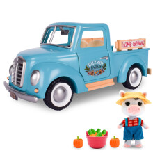 Honey Bee Acres Buzzby Farm Truck Vehicle med miniatyr dukke Figur 10 stykker i alderen 3+