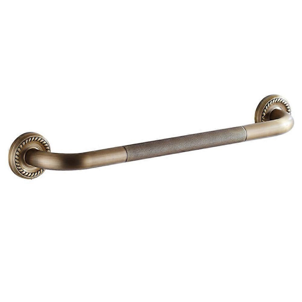 Antique brass grab bar for bathtub and bathroom - Safety for seniors