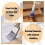 Bates Brinche Brushes 2 polegadas 3 pinc  is de   ngulo de embalagem Bracete de madeira tratada Pinc  is 5