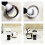 Set de perie de barbierit pentru barba?i Set de barbierit 4pcs include barbierea de barbierit de barbierit 5