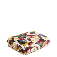 Vera Bradley Oversized Fleece Pluche Deken Ondergedompelde Bloemen Juweel