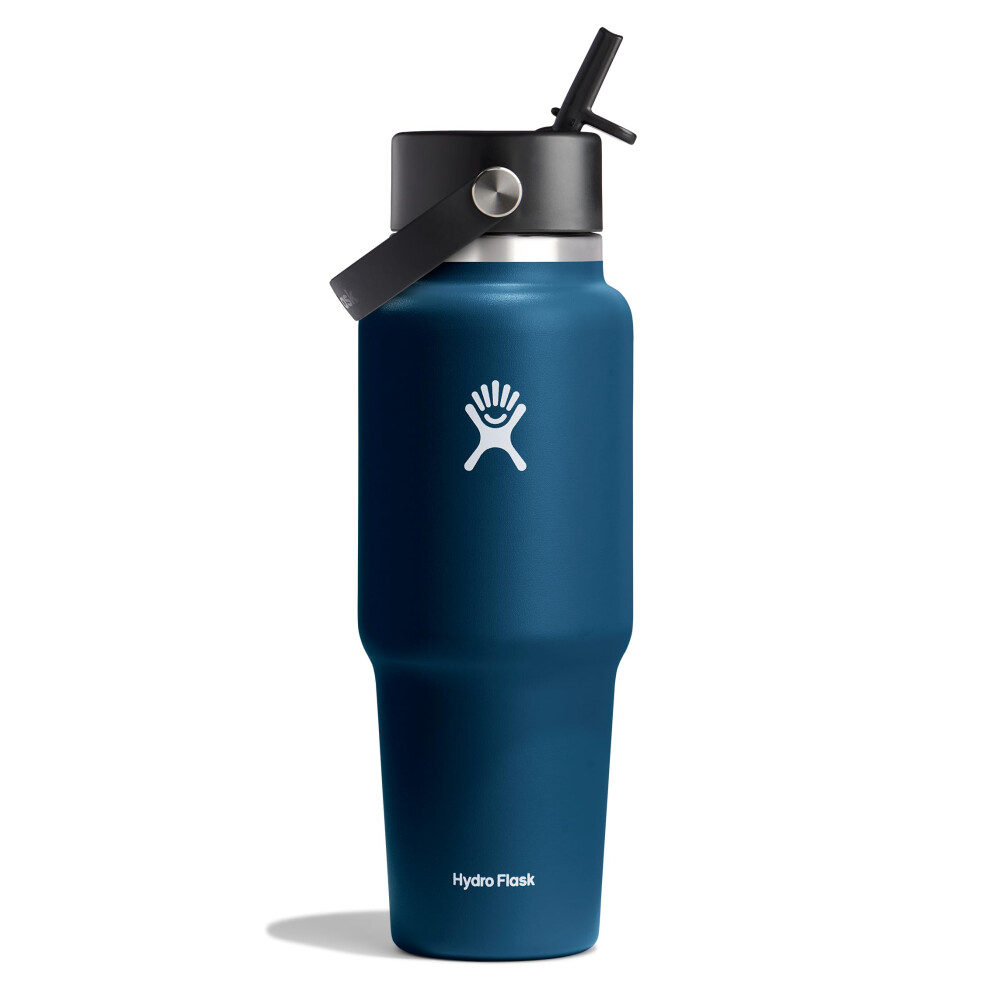Hydro Flask 32 Oz Wide Flex Straw Travel Bottle Indigo