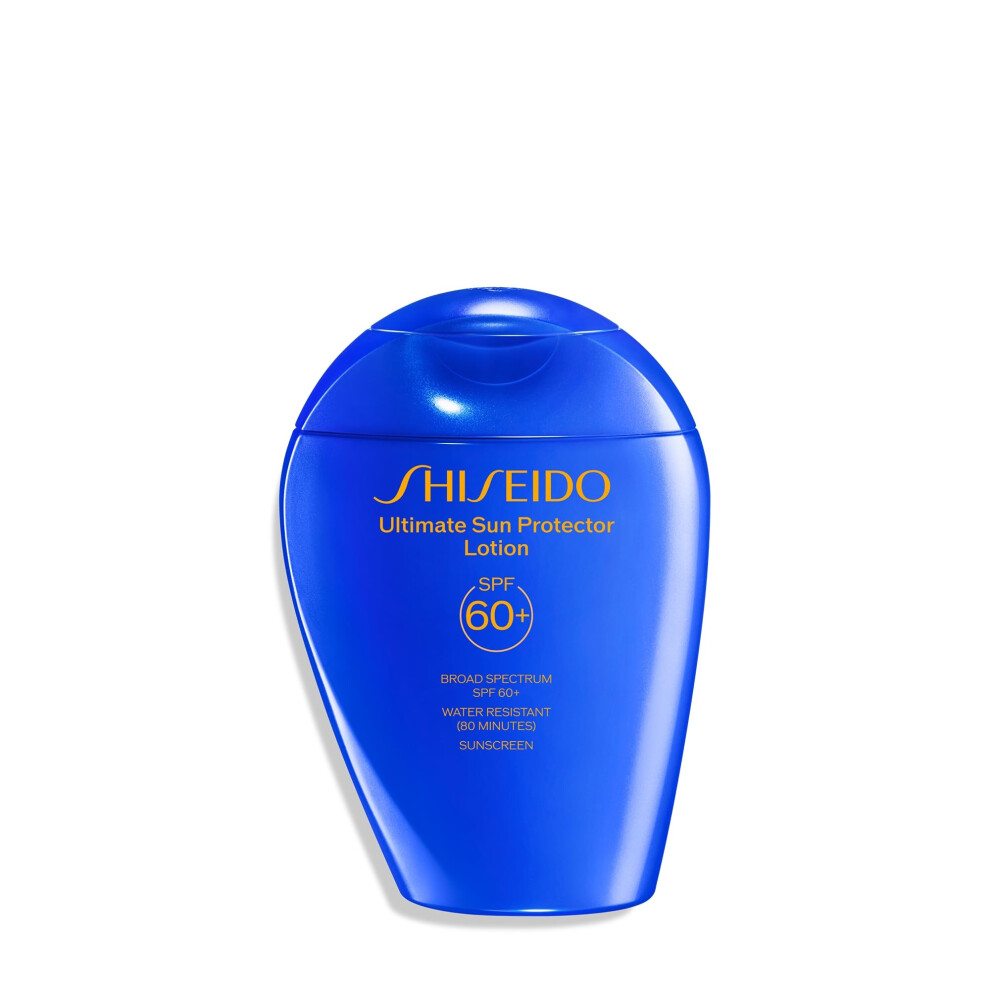 Shiseido Ultimate Sun Protector Lotion  150 mL  Invisible BroadSpectrum SPF 60 Sunscreen for Face  Body  Lightweight Formu