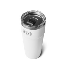 YETI Rambler 30 oz stabelbar tumbler i rustfrit st?l Vakuumisoleret med MagSlider l?g hvid