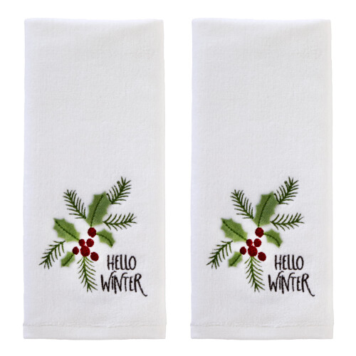 Sada 3D uter   kov SKL Home Hello Winter Holly