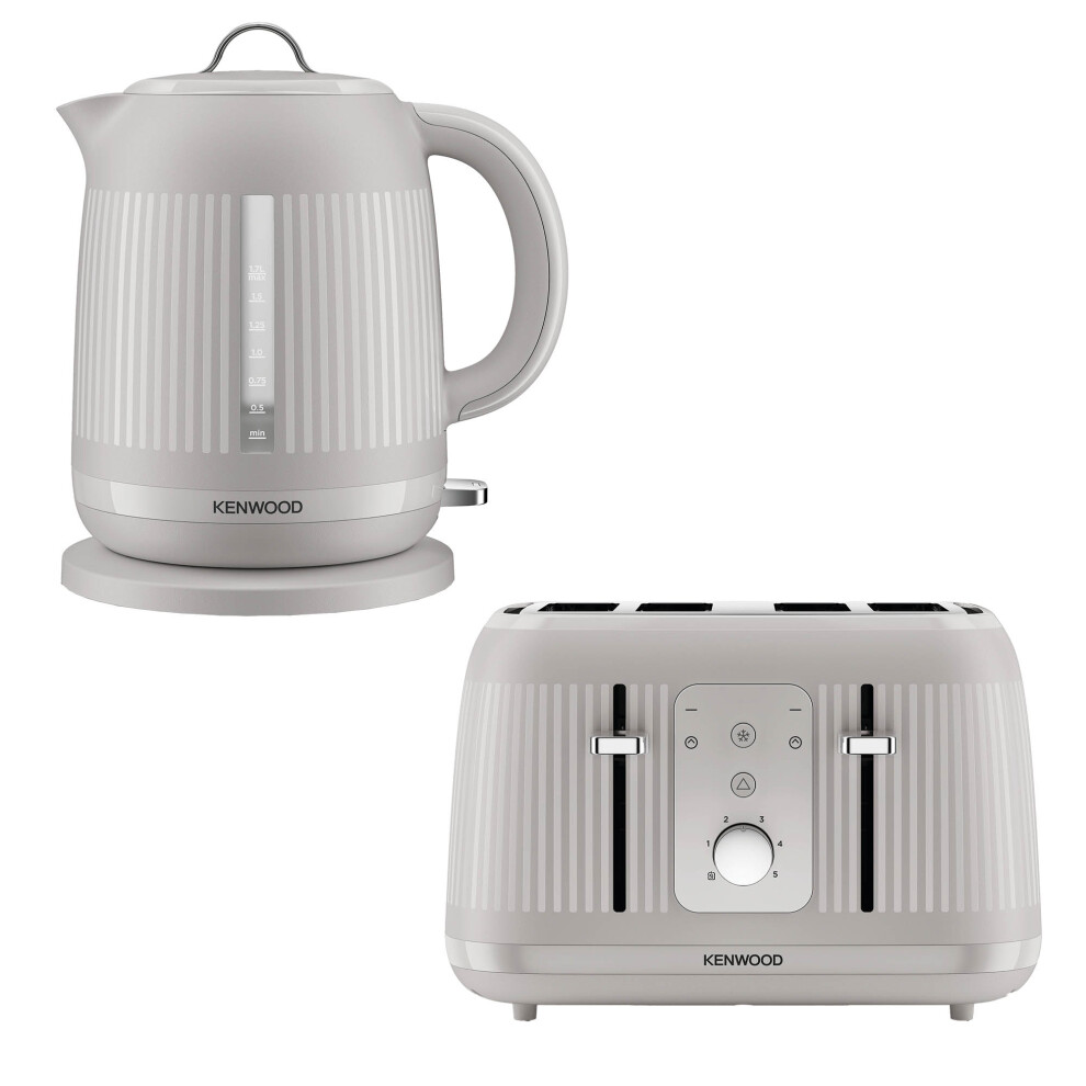 Kenwood Dawn 1.7L Kettle & 4 Slice Toaster Set, Oatmeal Cream White,Cream