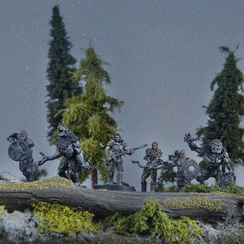 Modiphius Entertainment: The Elder Scrolls: Call to Arms - Συνοδοιπόροι - 6 Μη Ζωγραφισμένα Μινιατούρες 1