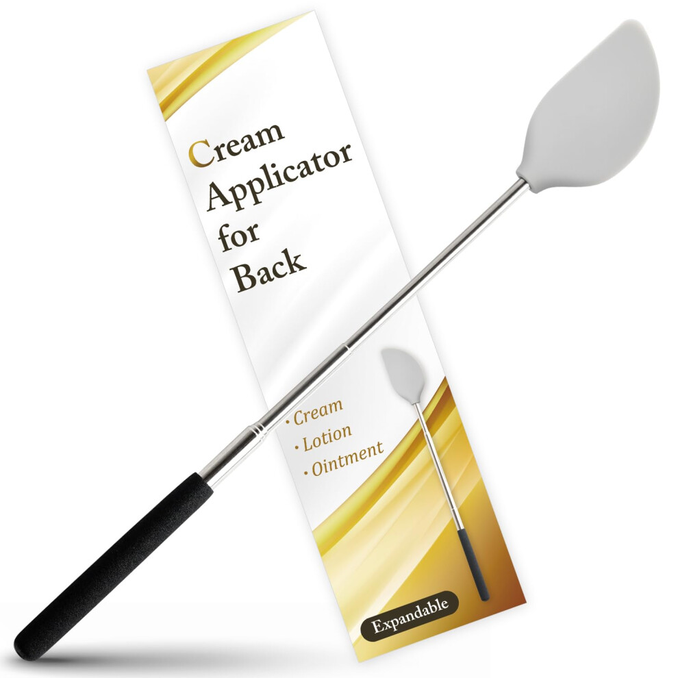 Veldsora Applicator For Back Telescopic Easy To Clean Applies S, Sunscreens, And Ointments Cream