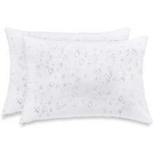 Utopia Bedding Almofadas de Exterior 12 x 20 Polegadas (Pacote de 2, Branco), Almofadas de Jardim Resistentes à Água