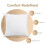 Utopia Bedding Almofadas para Exterior 20 x 20 Polegadas (Pacote de 2, Branco), Almofadas Resistente à Água para Móveis de Pátio 2