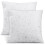 Utopia Bedding Almofadas para Exterior 20 x 20 Polegadas (Pacote de 2, Branco), Almofadas Resistente à Água para Móveis de Pátio 1