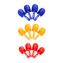 Spielstabil 12 Pack - Petits Seaux à Sable - 3 Rouges, 3 Bleus et 3 Jaunes - Fabriqué en Allemagne