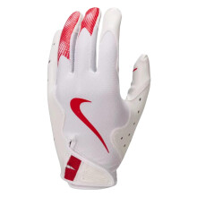 Nike Vapor Jet 8.0 luvas de futebol brancas | Branco | Meio vermelho