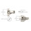 Silverline Silverline Αυτοκλειόμενος Γωνιακός Σύνδεσμος 165 με Βάση 2 Ζευγών(4) 4