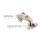 Silverline Silverline Αυτοκλειόμενη Γωνιακή Χειρολαβή Lazy Susan 165 με Στήριγμα 3 Ζεύγη 3
