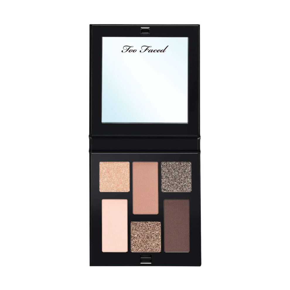 Veel Plezier Too Faced Born This Way Mini Eye Shadow Palettes | High Pigment + Shimmer, 0.2 Ounce, Cold Smolder Nudes
