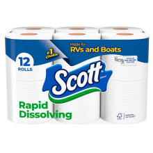 Scott Szybki papier toaletowy 12 podwjne bulki zrwnowazone septyczne papier toaletowy