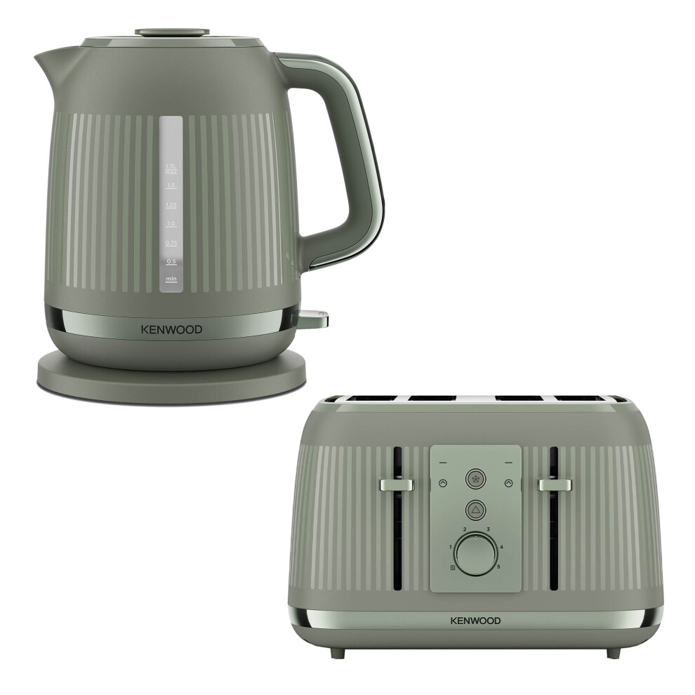Kenwood Dusk 1.7L Kettle & 4 Slice Toaster Set, Green