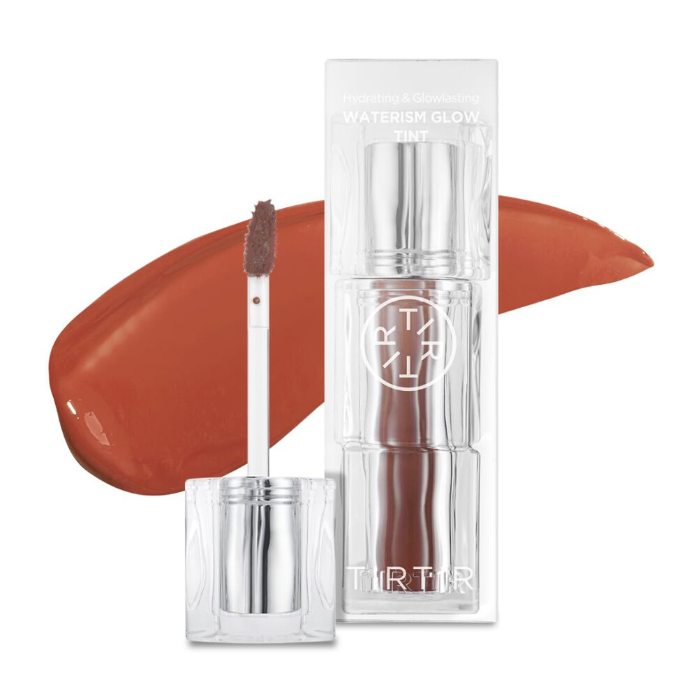 Tirtir Waterism Tinted Lip Gloss #04 Fig Peach 0.14 Fl Oz - Kiss Ready Lipgloss 12H Long Lasting Non Sticky Natural Tinted Glow Korean Multiuse Chee