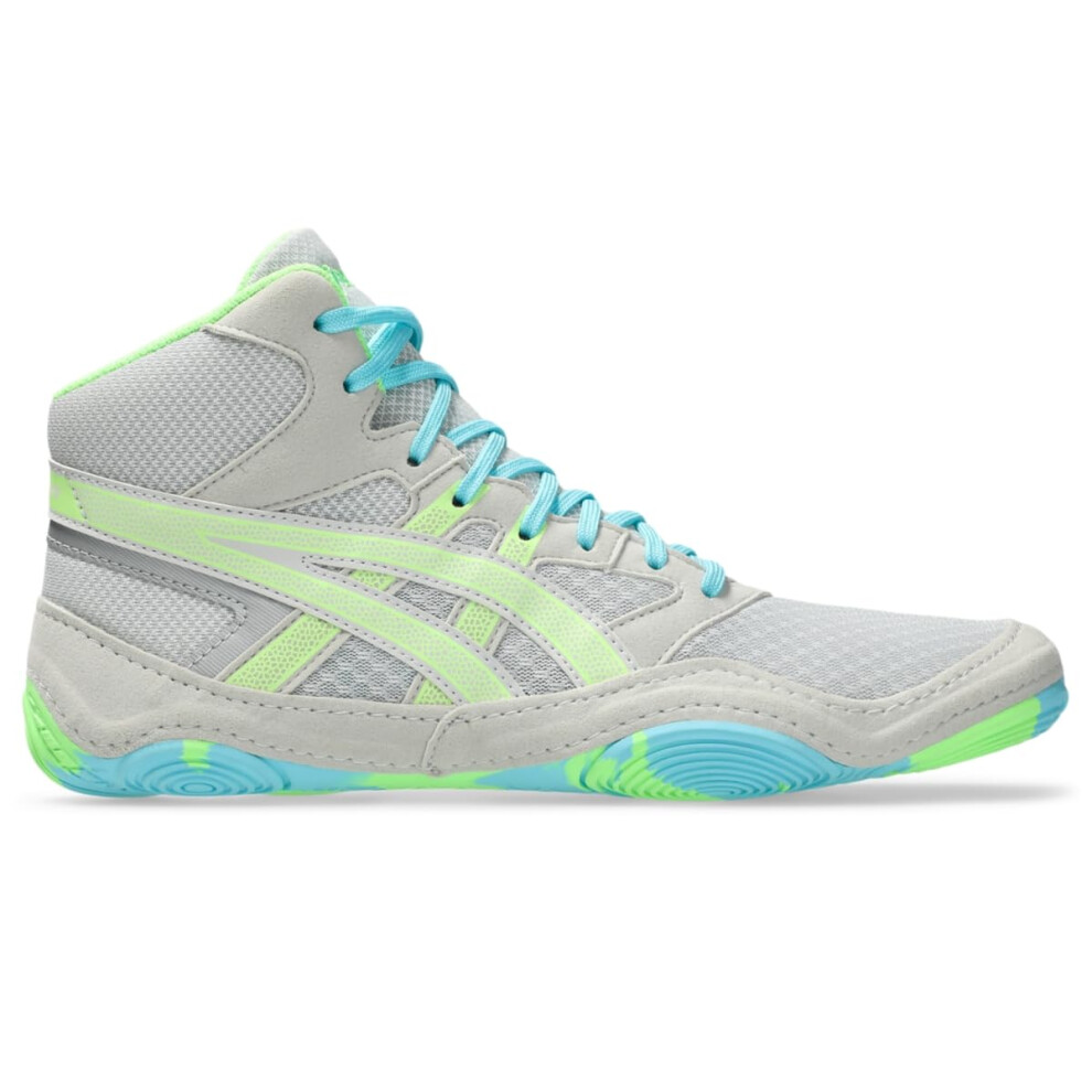 ASICS Men's Snapdown 4 Wrestling Shoes  8.5  Glacier Grey/Lime Burst