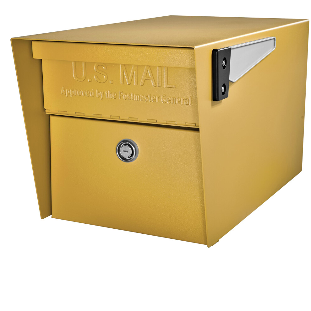Mail Boss 7583 Mail Manager Curbside Locking Security Mailbox  Marigold