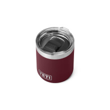 Yeti Rambler 10 Oz Stackball Lowball 2.0 O?el inoxidabil izolat cu vid cu vid de capac Magslider Red Vine Ro?u