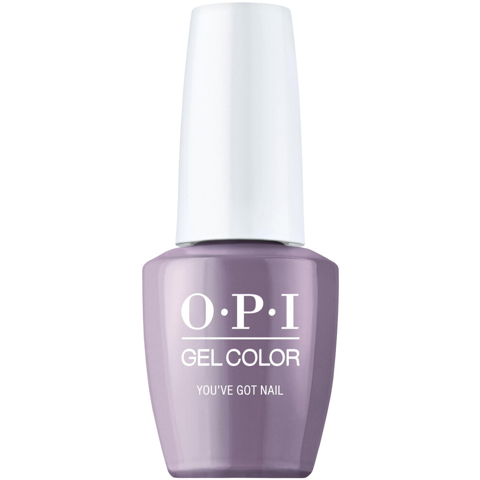 OPI GelColor You've Got Nail | Opaque Dark Purple Metallic UV Cure Gel Nail Polish | Metallic Mega Mix Collection