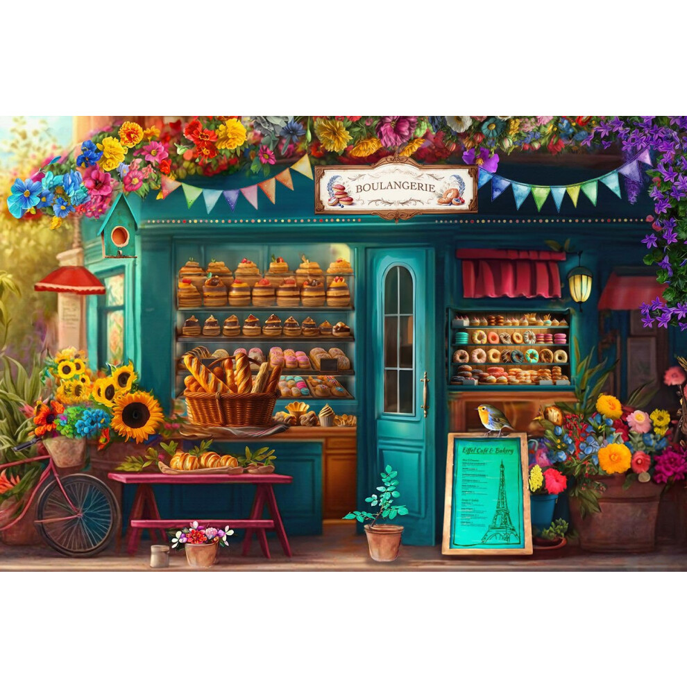 Photos - Jigsaw Puzzle / Mosaic Springbok 's Boulangerie Pastry Shop 500 Piece Jigsaw Puzzle for Adults Will Have Your Wishing for Pasteries in This Colorful