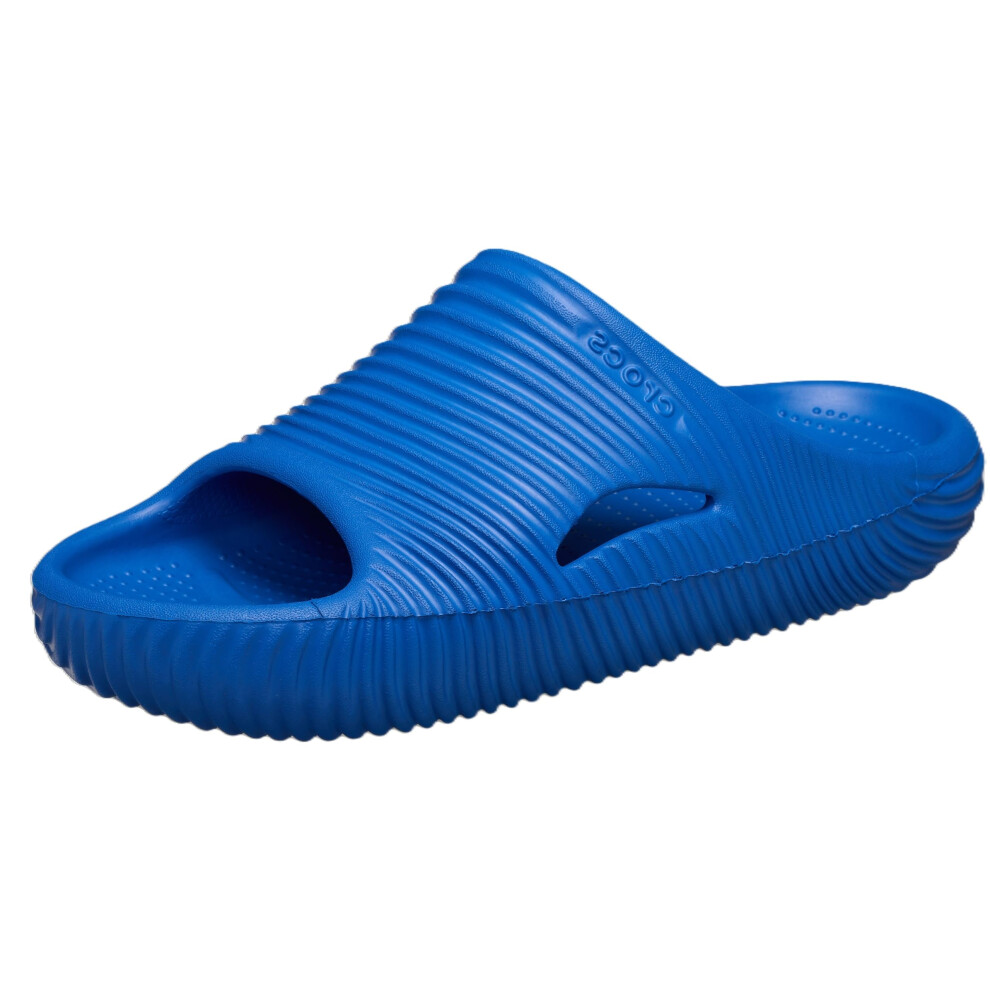 Crocs Unisex Mellow Recovery Slides Sandal  Blue Bold Tide  7 US Women