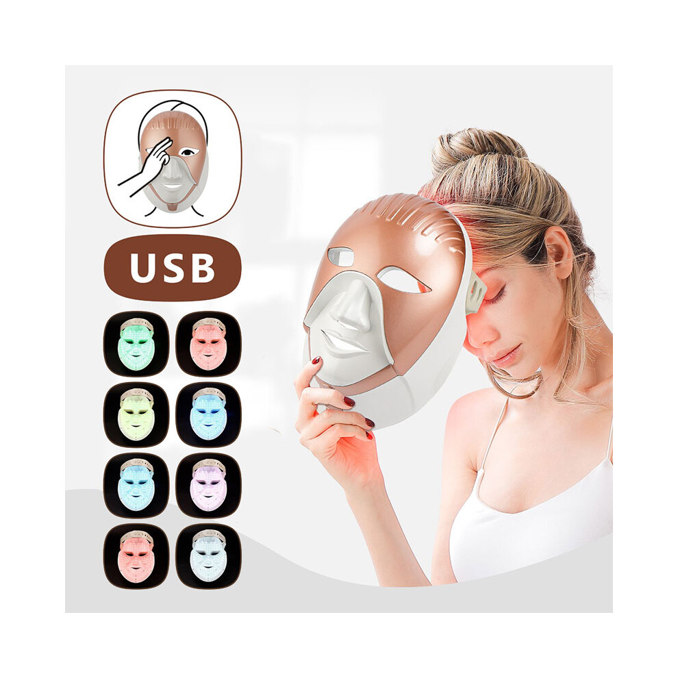Light Therapy Face Masks 7 Color Facial Cleopatra LED Mask Face Skin Care