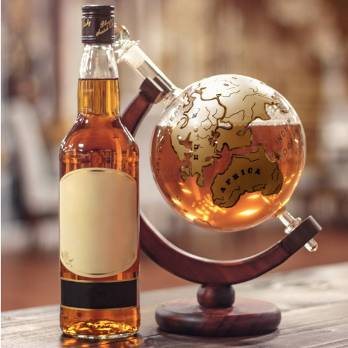 Scottish Whisky World Globe Decanter 2