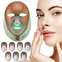 Light Therapy Face Masks 7 Color Facial Cleopatra LED Mask Smart Touch Face Skin Care Beauty Tools