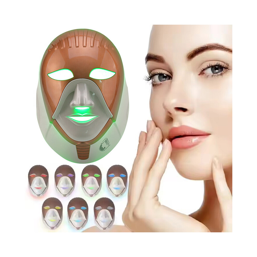 Light Therapy Face Masks 7 Color Facial Cleopatra LED Mask Smart Touch Face Skin Care Beauty Tools