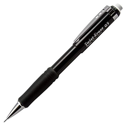 Pentel Μηχανικό Μολύβι Pentel Twist-Erase III, 0.5 mm, Μαύρο 1