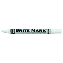 Dykem Brite-Mark Medium Tip Paint Marker White