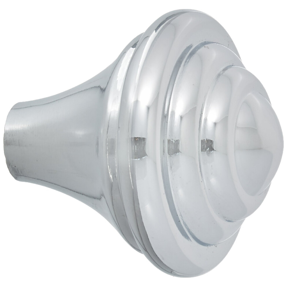 Amerock BP1925726 Runder Abstraktionsknopf, Poliertes Chrom-image