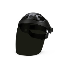 Sellstrom Crown Single Safety Face Shield com Ratchet Chapetar Shade 5 Ir TINT UNLATED BLACK S32050