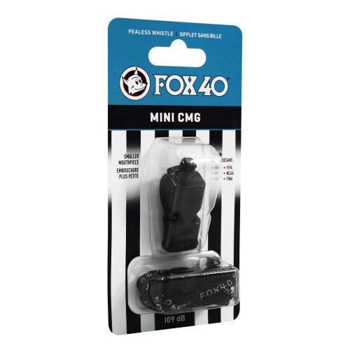 FOX 40 mini CMG cu Breakay Lanyard Black 1