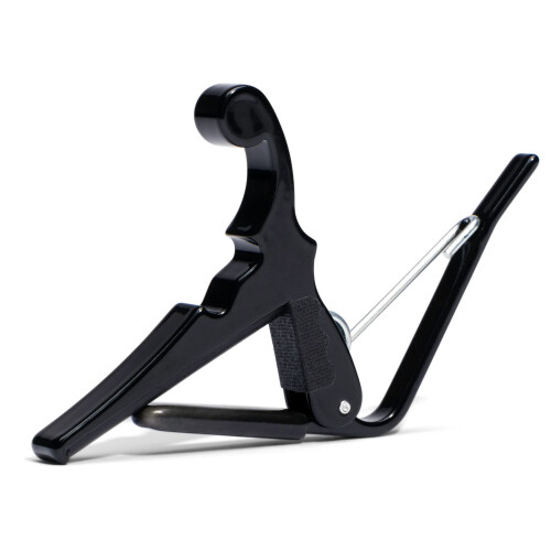 Kyser Quick-Change Capo για μπαγλαμάδες, ουκελέλες και μαντολίνα, Μαύρο, KBMB 1
